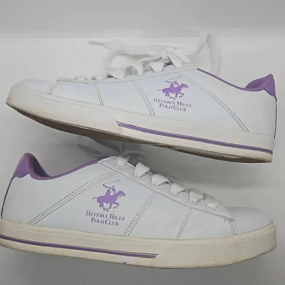 Beverly Hills Polo Club Purple Lace Up Sneaker Size 10